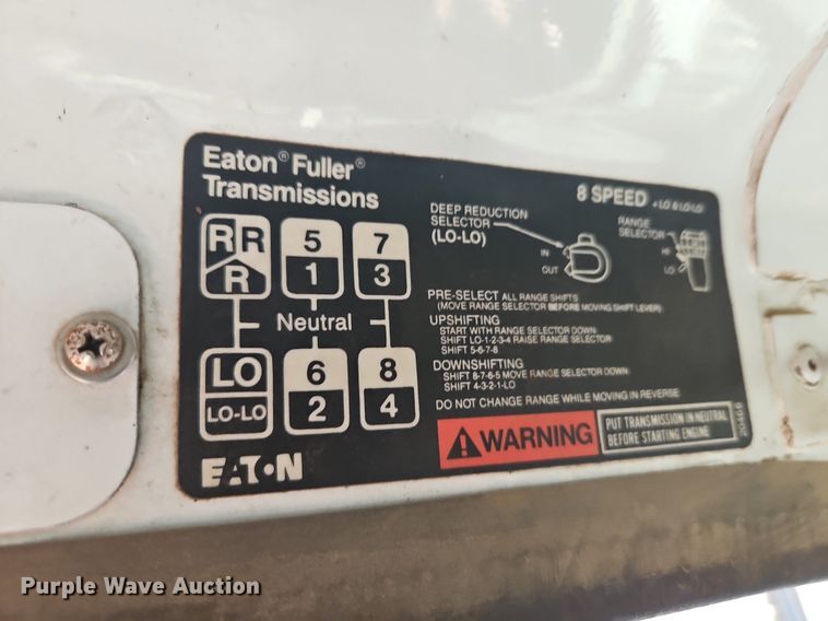 image for item EI3628 1995 White GMC Autocar dump truck