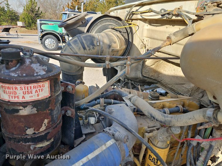 image for item EI3628 1995 White GMC Autocar dump truck