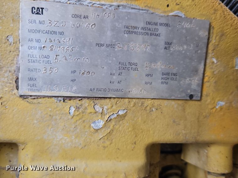 image for item EI3628 1995 White GMC Autocar dump truck