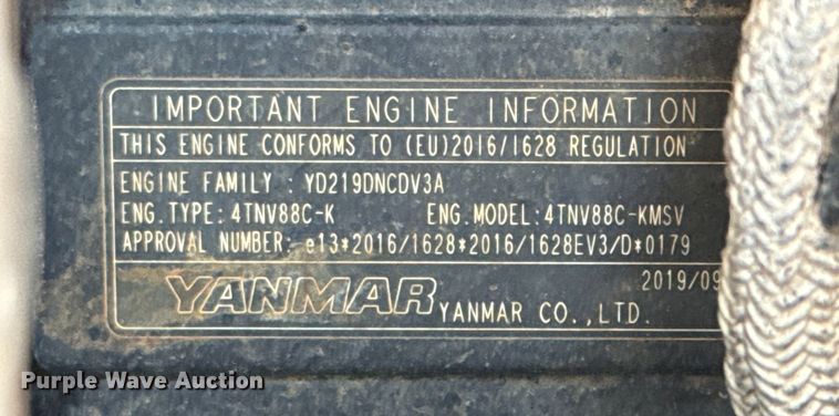 image for item EJ0361 2020 Gehl RT135 tracked skid steer loader