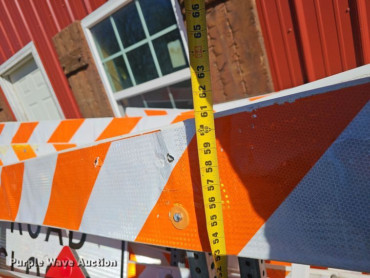 image for item EJ6122 Approximately 24 road barriers