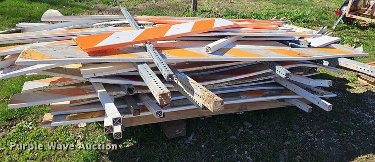 image for item EJ6122 Approximately 24 road barriers