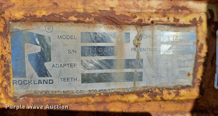 image for item EJ6138 Rockland EDC excavator bucket