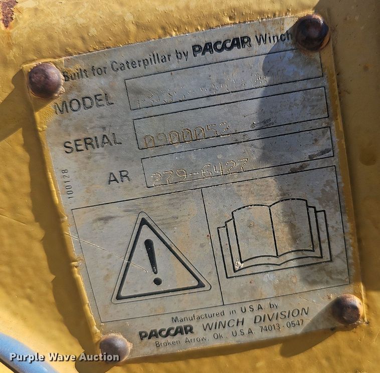 image for item EJ6143 Paccar  PA35 winch