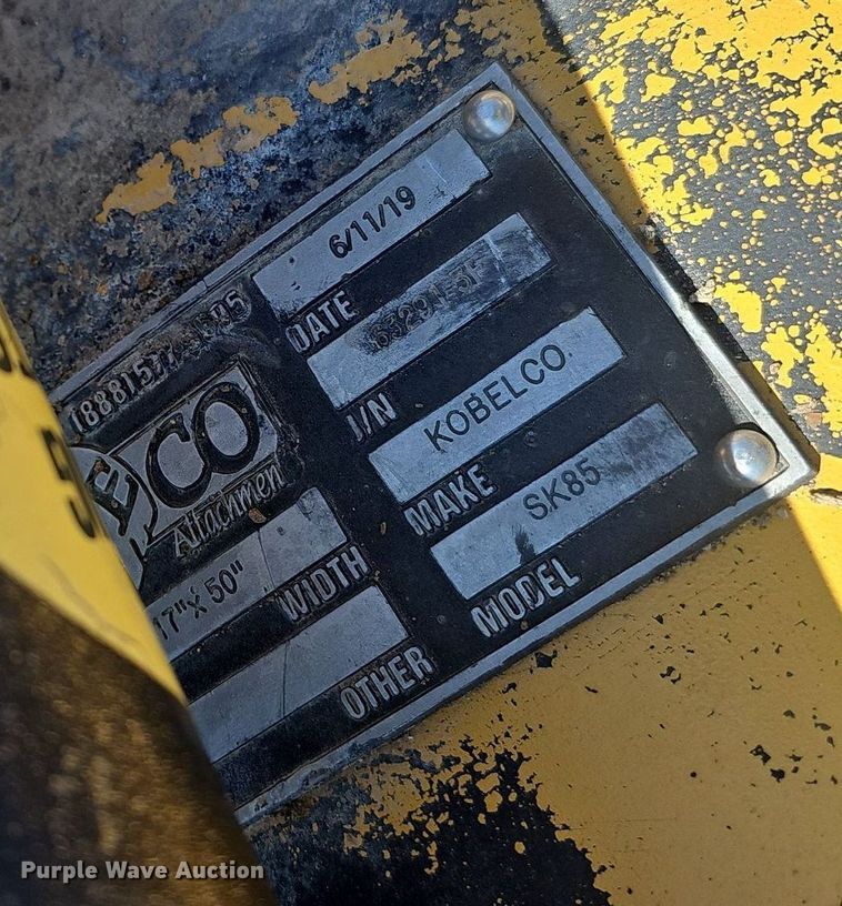 image for item EJ6145 2019 Fleco SK85 excavator thumb