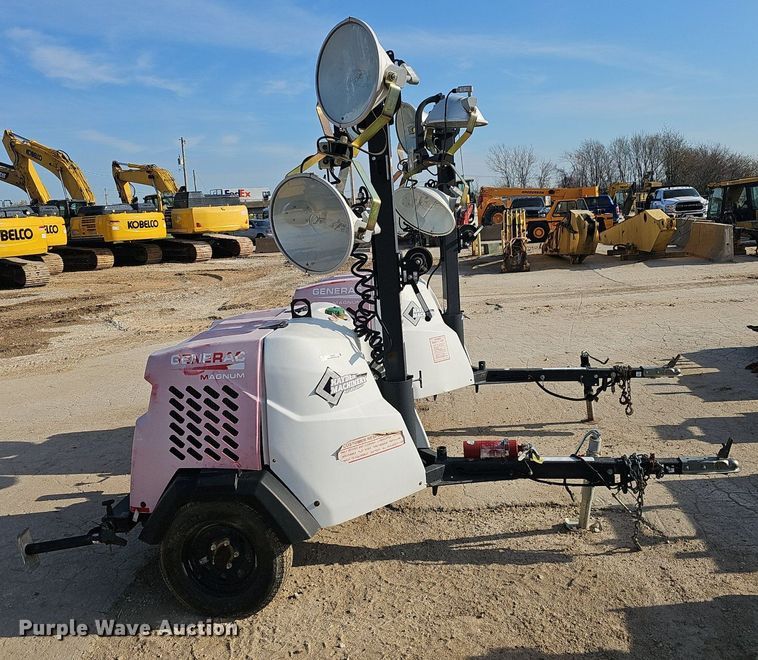 image for item EJ6157 2017 Generac  Magnum  light plant