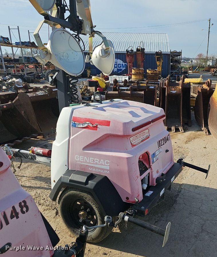 image for item EJ6157 2017 Generac  Magnum  light plant