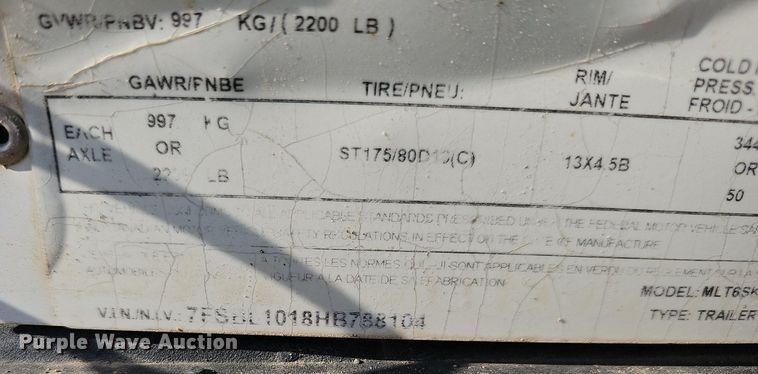 image for item EJ6157 2017 Generac  Magnum  light plant