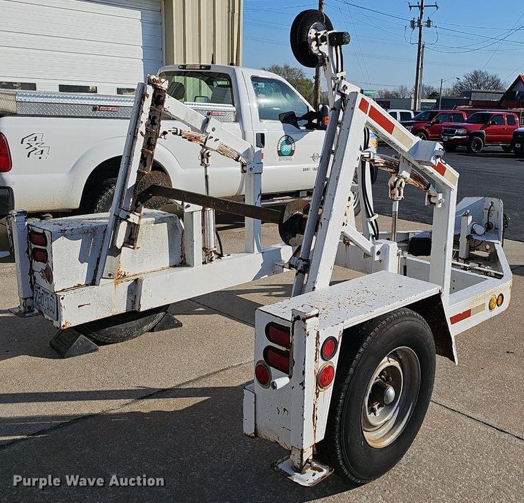 image for item EJ6159 1992 Kiefer ICH reel trailer