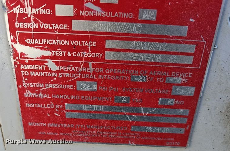 image for item EJ6164 2018 Ford  F550 Super Duty XL bucket truck