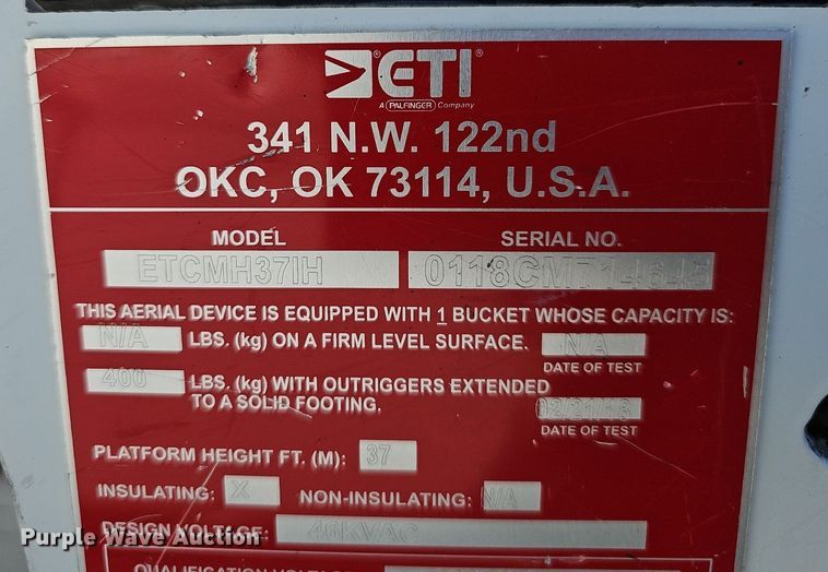 image for item EJ6165 2017 Ford F550 Super Duty XL bucket truck