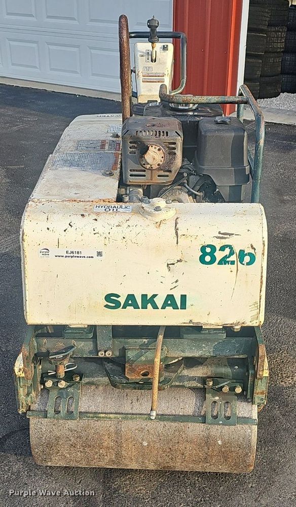 image for item EJ6181 Sakai HS67ST walk behind double roller compactor