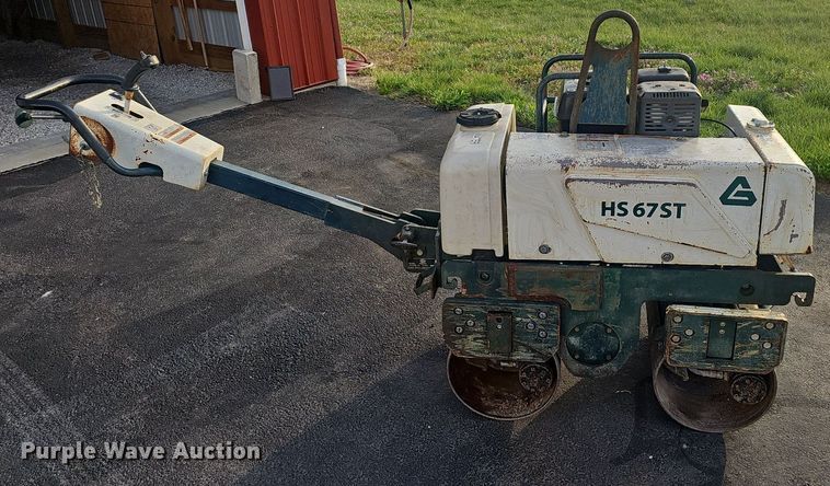 image for item EJ6181 Sakai HS67ST walk behind double roller compactor