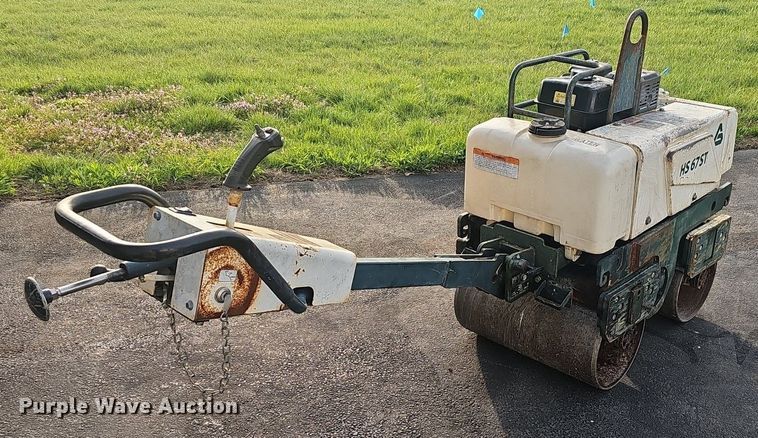 image for item EJ6181 Sakai HS67ST walk behind double roller compactor