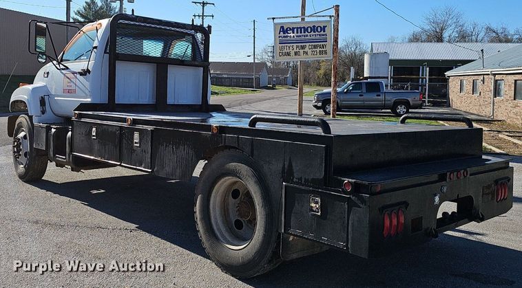 image for item EJ6204 1997 Chevrolet C7500 flatbed truck