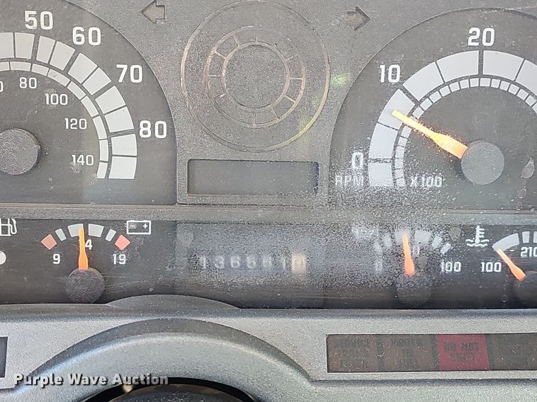 image for item EJ6204 1997 Chevrolet C7500 flatbed truck