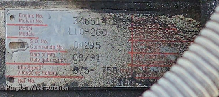 image for item EJ6205 1992 Ford L9000 crane truck