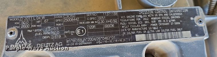 image for item EJ6208 2013 Genie GTH-5519 