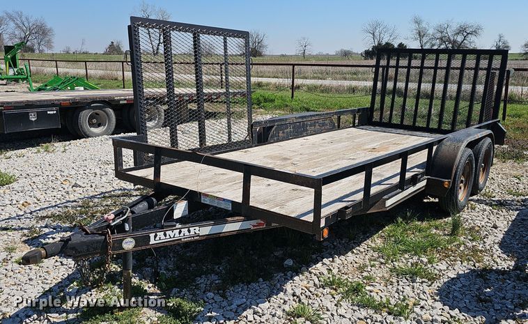 image for item EJ6210 2015 Lamar UT1607 utility trailer
