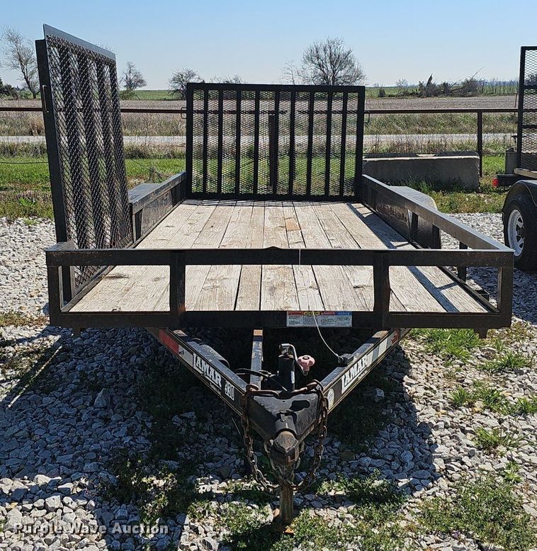 image for item EJ6210 2015 Lamar UT1607 utility trailer