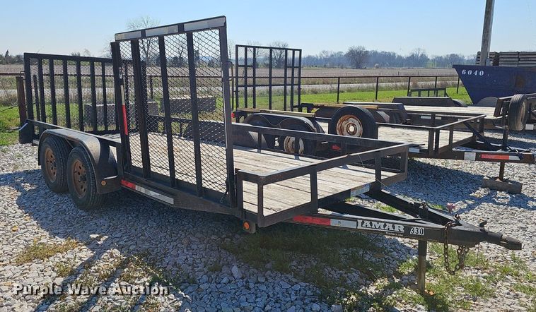 image for item EJ6210 2015 Lamar UT1607 utility trailer