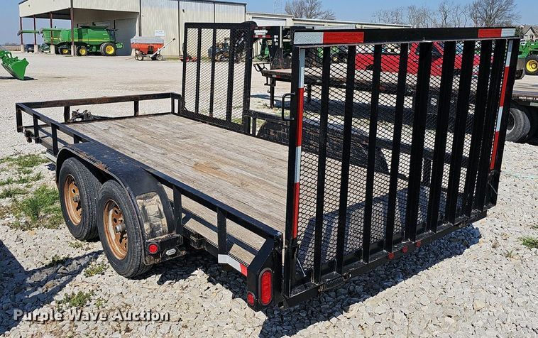 image for item EJ6210 2015 Lamar UT1607 utility trailer