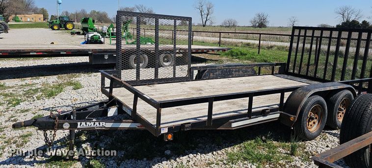 image for item EJ6210 2015 Lamar UT1607 utility trailer