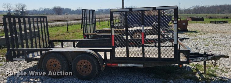 image for item EJ6210 2015 Lamar UT1607 utility trailer
