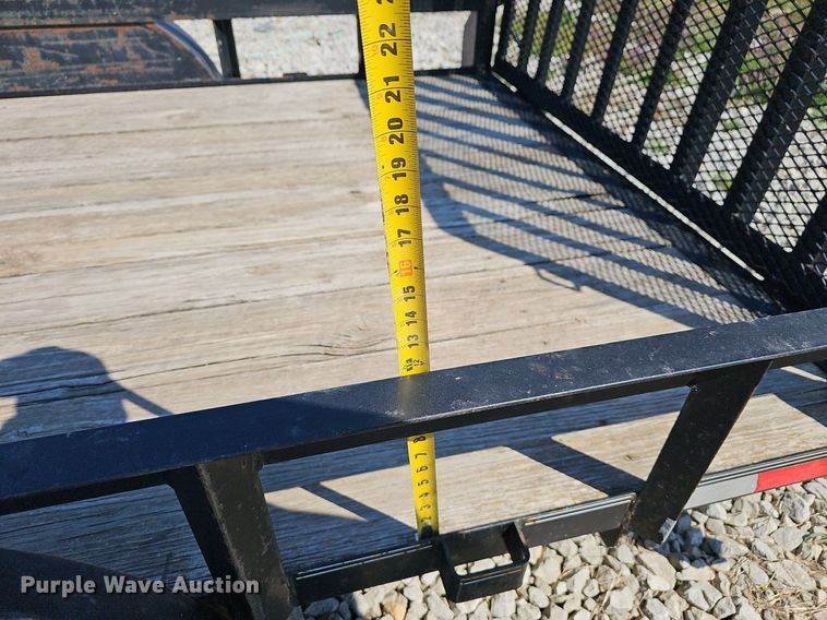 image for item EJ6210 2015 Lamar UT1607 utility trailer