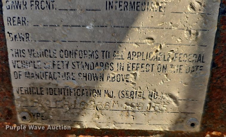 image for item EJ6212 2006 Kodiak  utility trailer