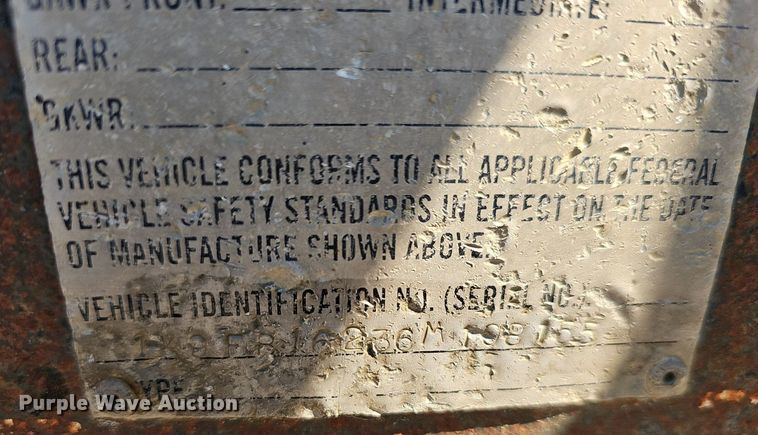 image for item EJ6212 2006 Kodiak  utility trailer