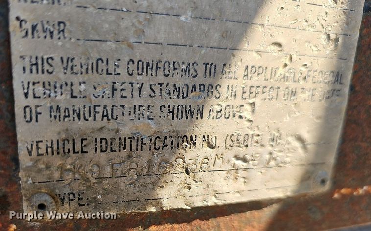 image for item EJ6212 2006 Kodiak  utility trailer