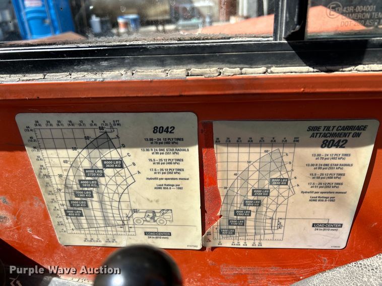 image for item EK4327 1997 Sky Trak 8042 telehandler