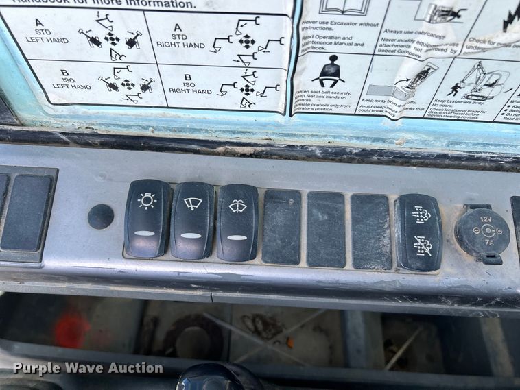 image for item EK4330 2014 Bobcat  E85M mini excavator