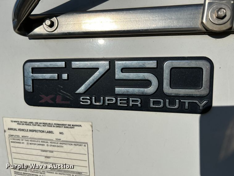 image for item EK4340 2007 Ford F750 Super Duty XL bucket truck