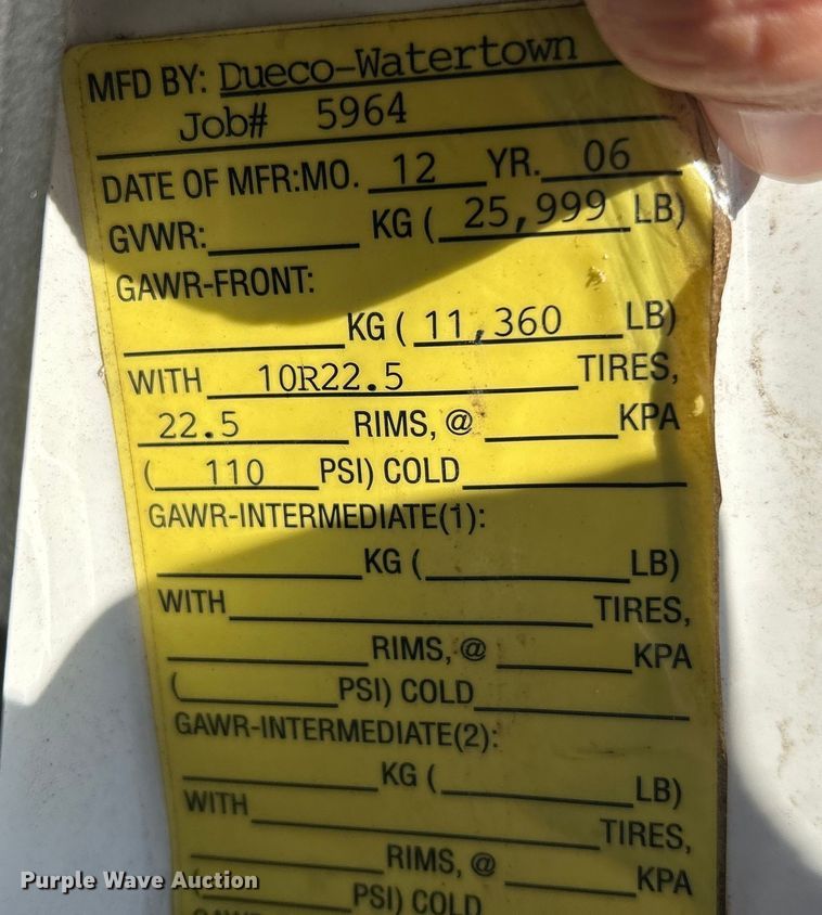 image for item EK4340 2007 Ford F750 Super Duty XL bucket truck