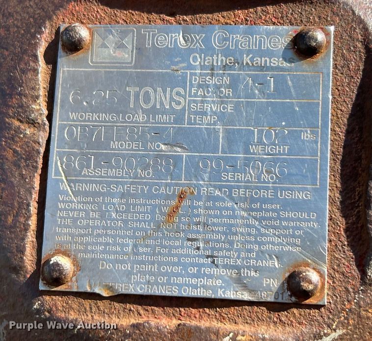 image for item EK4341 2000 International 4900 crane truck