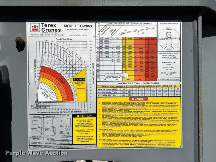 image for item EK4341 2000 International 4900 crane truck