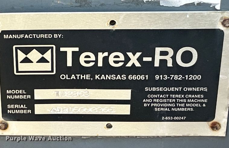 image for item EK4341 2000 International 4900 crane truck