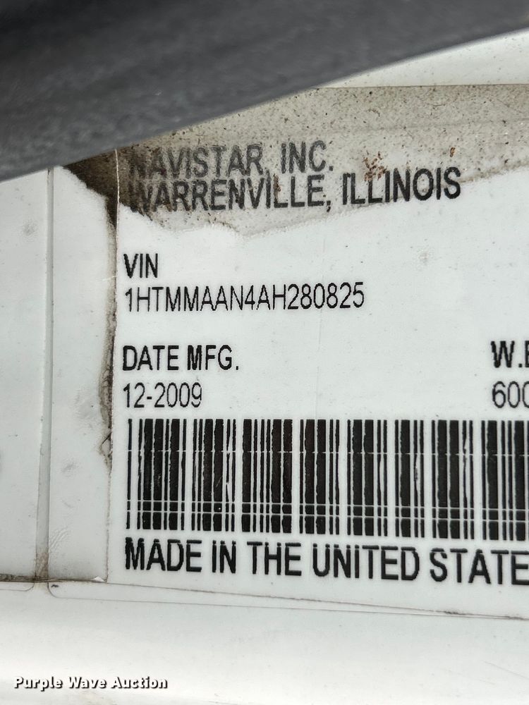 image for item EK4394 2010 International 4300 dump truck