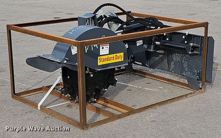 image for item IO9890 2024 Handy Attachments HSSG27 skid steer stump grinder