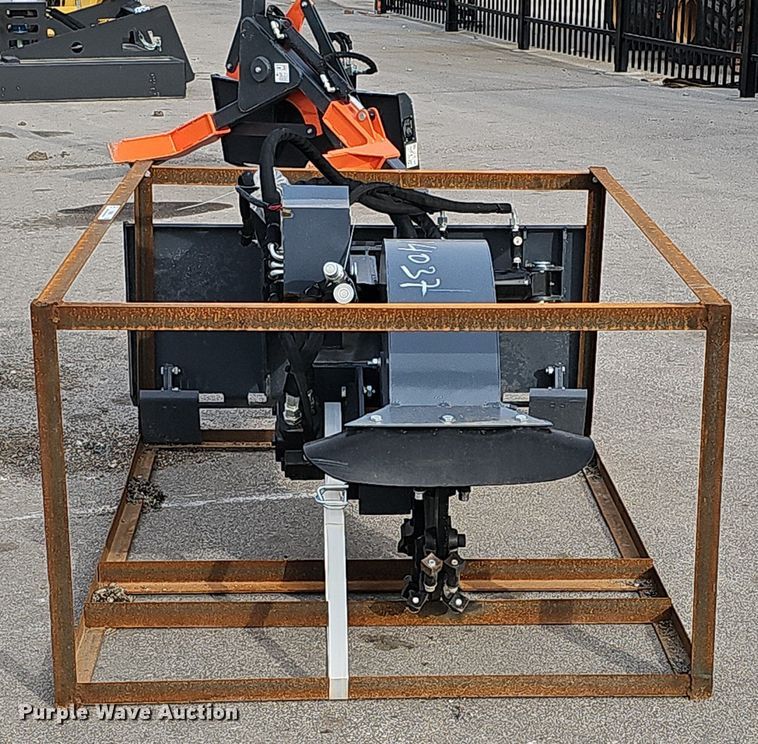 image for item IO9890 2024 Handy Attachments HSSG27 skid steer stump grinder