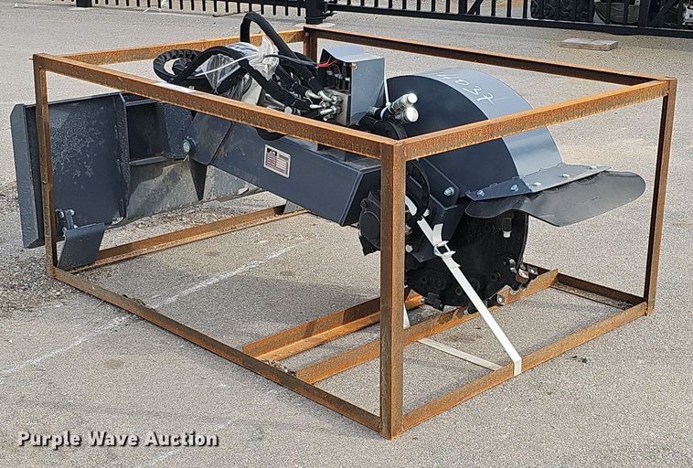 image for item IO9890 2024 Handy Attachments HSSG27 skid steer stump grinder