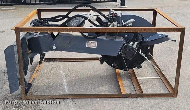 image for item IO9890 2024 Handy Attachments HSSG27 skid steer stump grinder