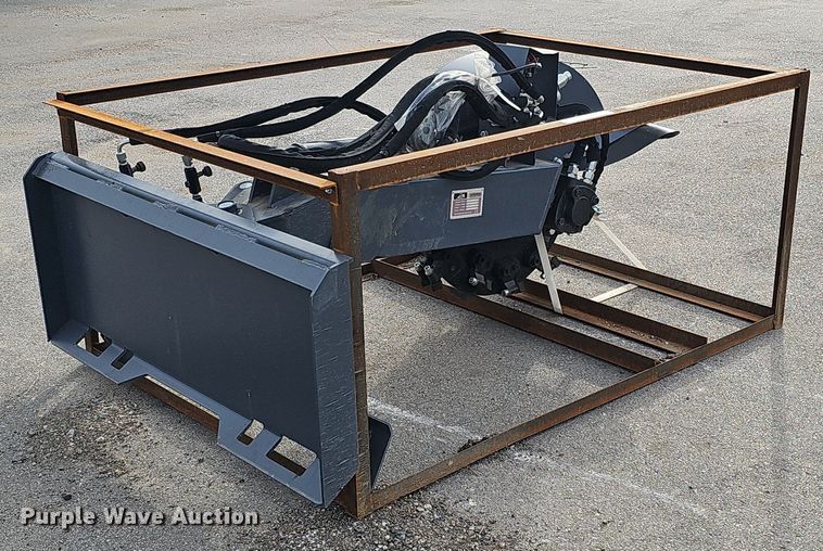 image for item IO9890 2024 Handy Attachments HSSG27 skid steer stump grinder