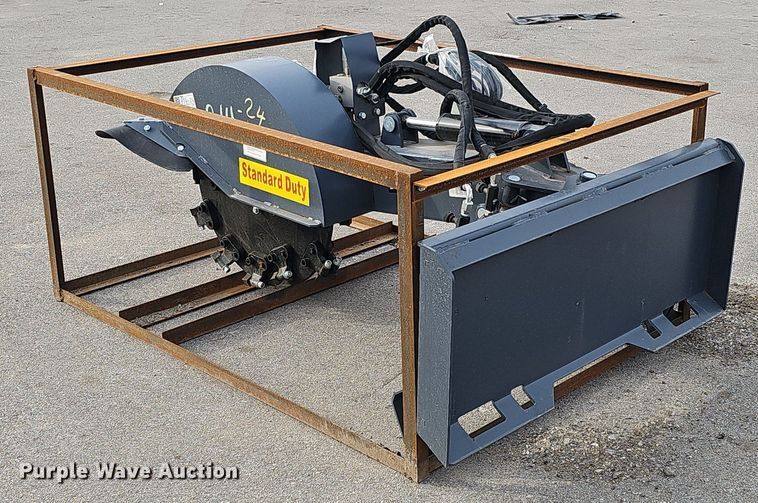 image for item IO9890 2024 Handy Attachments HSSG27 skid steer stump grinder