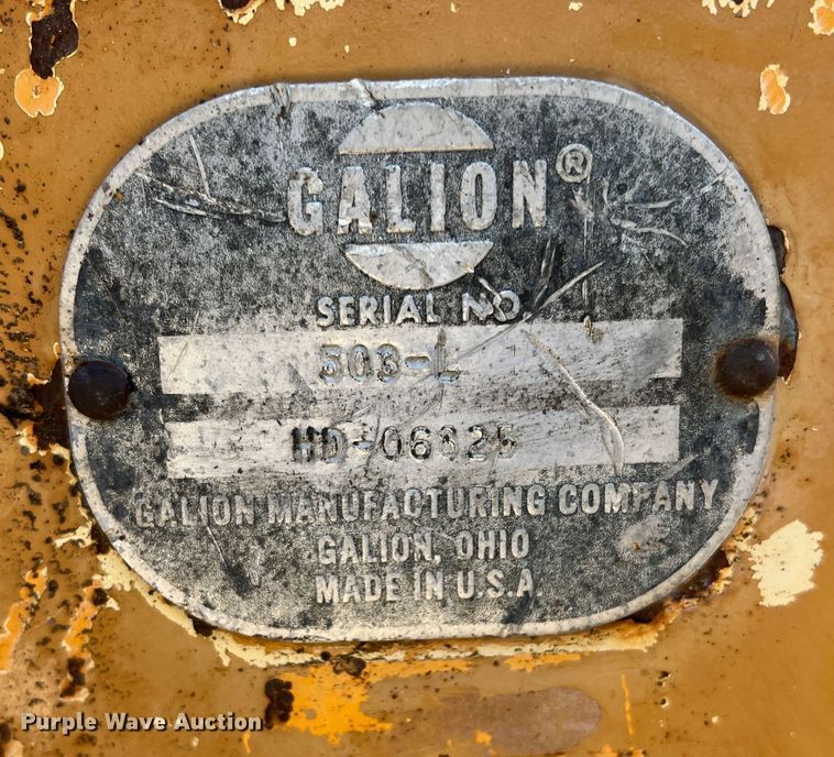 image for item JS9963 1977 Galion  503 L rigid frame motor grader