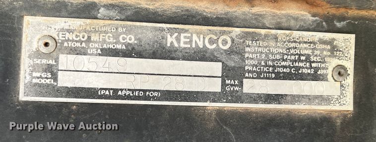 image for item JS9964 Tampo  RP28D single drum roller