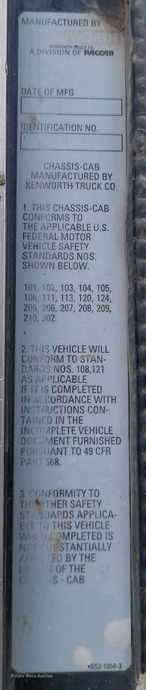 image for item LA9633 2003 Kenworth W900 ready mix truck