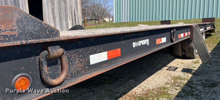image for item LD9363 2007 Woodworth equipment trailer